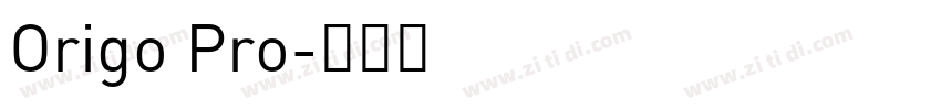 Origo Pro字体转换